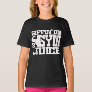 Sippin On Gym- Juice - Mens Workout Shirts Funny