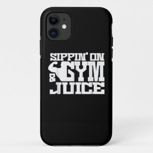 Sippin On Gym- Juice - Mens Workout Shirts Funny iPhone 11 Case