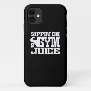 Sippin On Gym Juice - Mens Workout Shirts Funny iPhone 11 Case