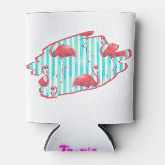 Sippin’ Pretty: Flamingo Can Cooler