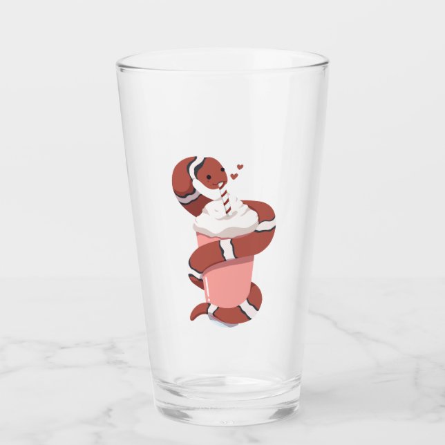  "Sippin' Snake" Glass (Front)
