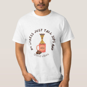 “Sippin’ tall, stressin’ small.” T-Shirt