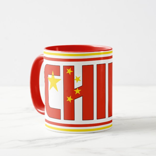 Sippin' with China Patriotic Coffee Mug (Front Left)