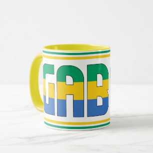 "Sippin' with Gabon" Patriotic Coffee Mug