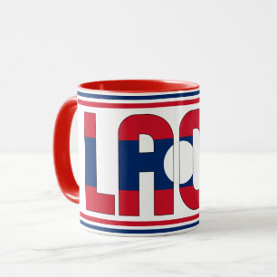 "Sippin' with Laos" Patriotic Coffee Mug