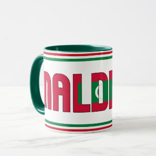 Sippin' with Maldives Patriotic Coffee Mug