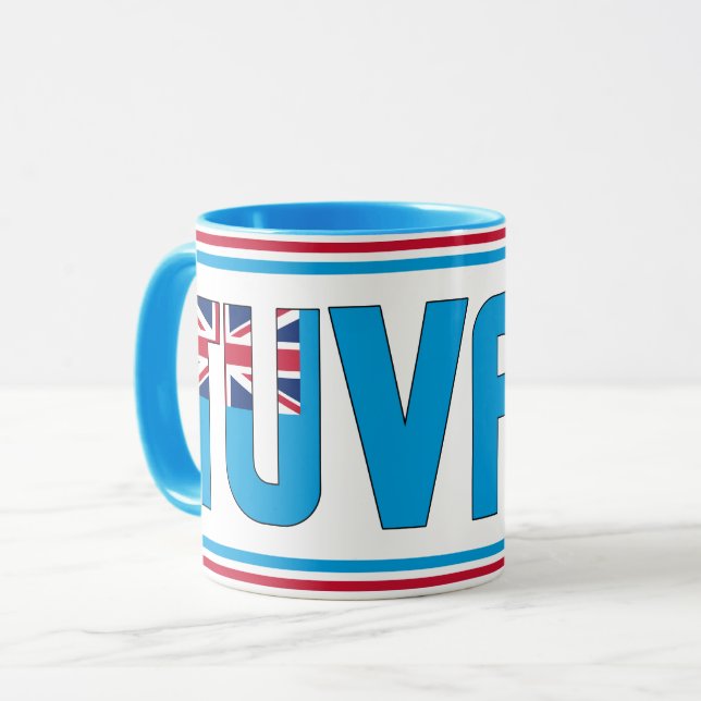 Sippin' with Tuvalu Patriotic Coffee Mug (Front Left)