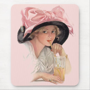 Sipping Soda Mouse Pad