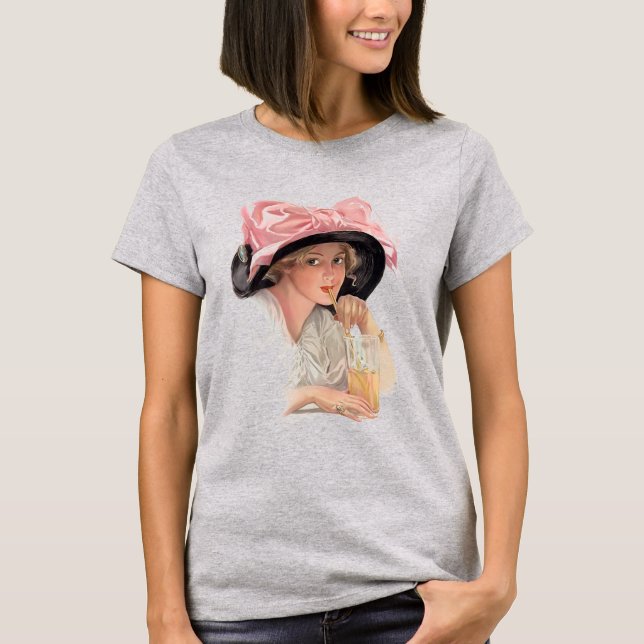 Sipping Soda T-Shirt (Front)