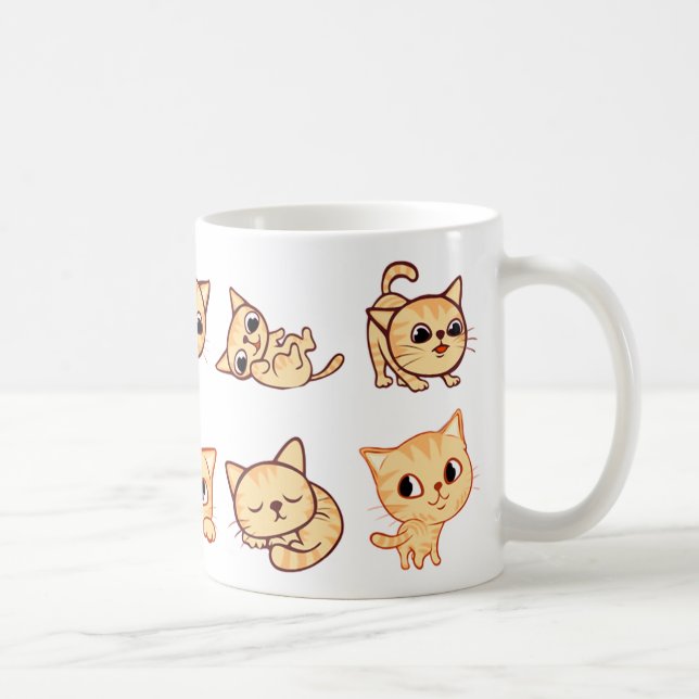 Sips & Stickers – Purr-fect Cat Vibes Mug (Right)
