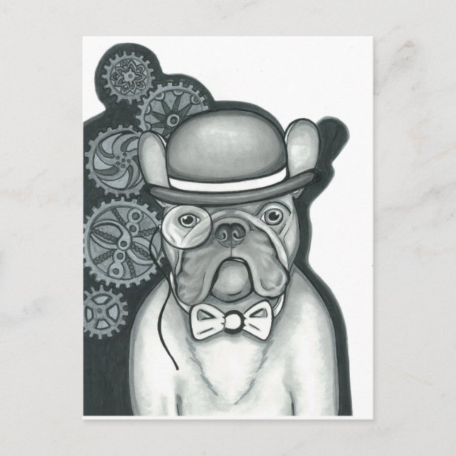 Sir Bouledogue Postcard (Front)