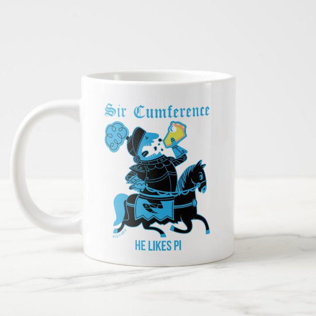 Sir Cumference… Large Coffee Mug (Left)