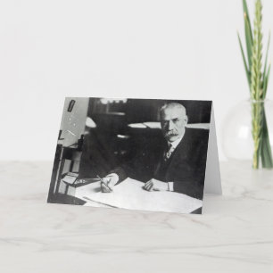 Sir Edward Elgar work on one  orchestral scores Card