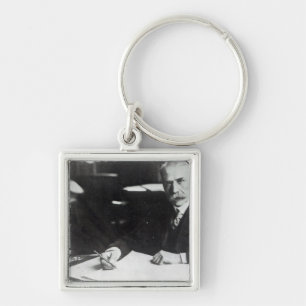 Sir Edward Elgar work on one  orchestral scores Keychain