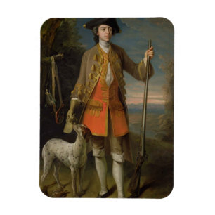 Sir Edward Hales, 1744 (oil on canvas) Magnet