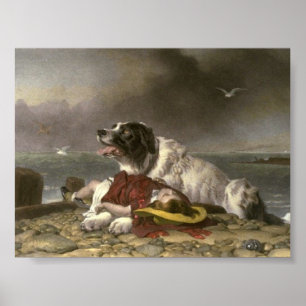 Sir Edwin Henry Landseer Saved Poster