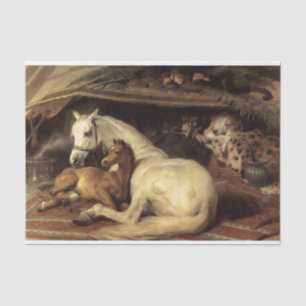 Sir Edwin Henry Landseer The Arab Tent Tissue Paper