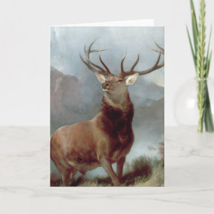 Sir Edwin Landseer   Monarch of the Glen, 1851 Card