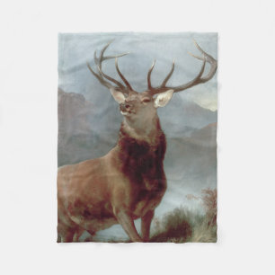 Sir Edwin Landseer Monarch of the Glen, 1851 Fleece Blanket