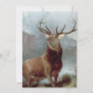 Sir Edwin Landseer   Monarch of the Glen, 1851 Thank You Card