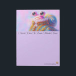 Sir Escargot, Postmaster General Stationery Notepad<br><div class="desc">Palais de Marigold St. May creates unique stationery for those that love all things cute,  Kawaii,  floral,  and colorful. Note that the designs are created for the large notepad or stationery sheets. If you would like a different size notepad,  stationery,  or anything else,  please contact me!</div>