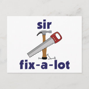 Sir Fix-A-Lot Postcard