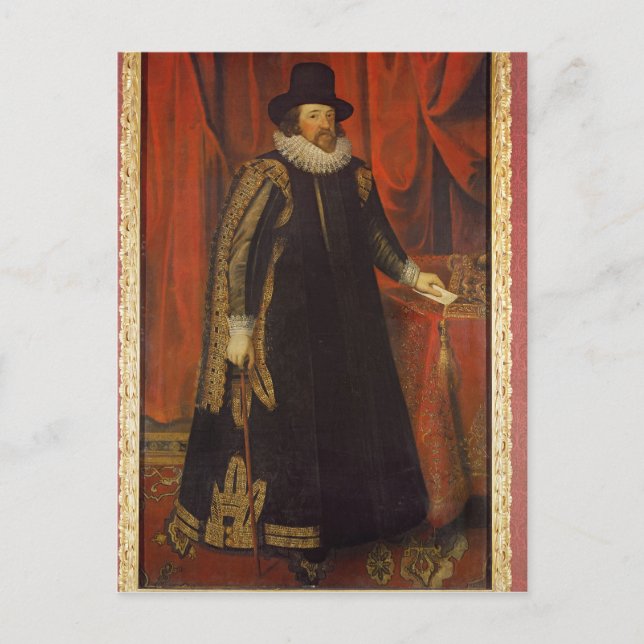 Sir Francis Bacon  Viscount of St. Albans Postcard (Front)