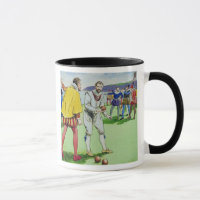 Sir Francis Drake (1540/3-96) playing bowls, from