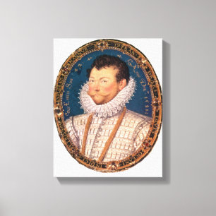 Sir Francis Drake, 1581 Canvas Print