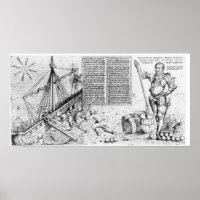 Sir Francis Drake Watches the Loading of Ship