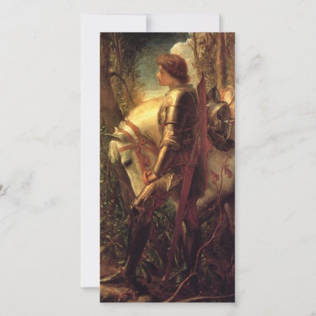 Sir Galahad (by George Frederick Watts) Card (Front)