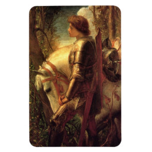 Sir Galahad (by George Frederick Watts) Magnet
