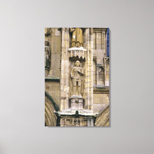 Sir Henry 'Hotspur Percy, on the west facade Canvas Print