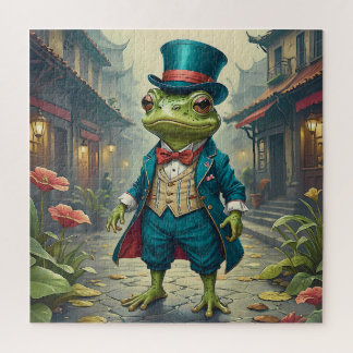 Sir Hopsworth- The Gentleman Frog Puzzle