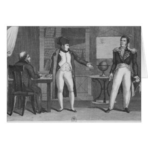 Sir Hudson Lowe comming in the study of Napoleon