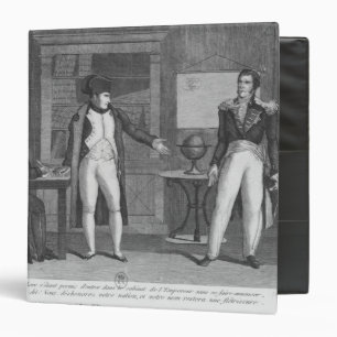 Sir Hudson Lowe comming in the study of Napoleon Binder