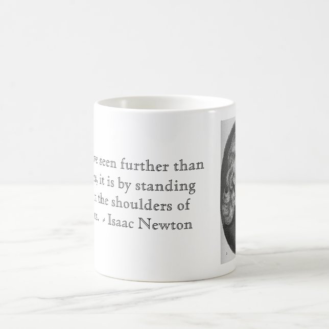 Sir Isaac Newton Coffee Mug (Center)