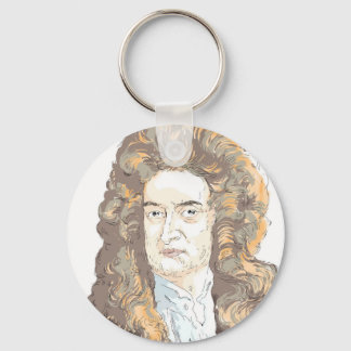 Sir Isaac Newton Keychain