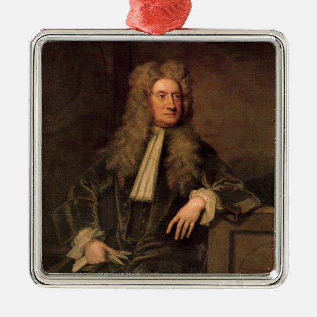 Sir Isaac Newton Metal Ornament (Front)