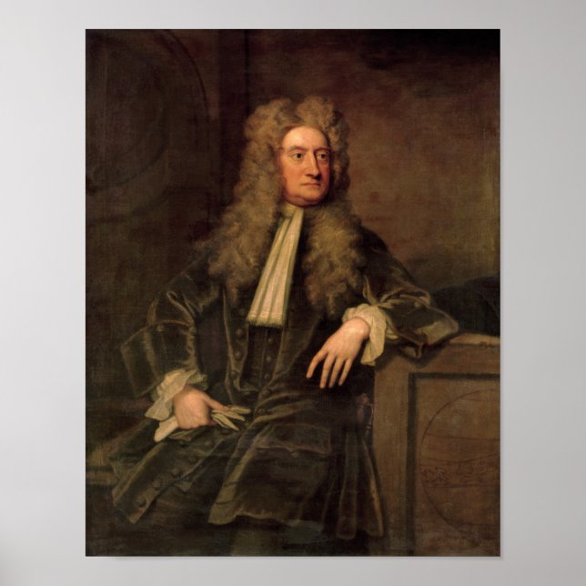 Sir Isaac Newton Poster (Front)