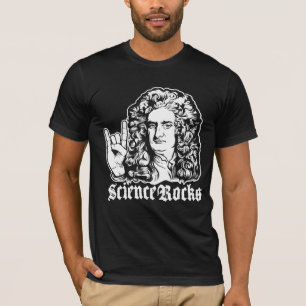 Sir Isaac Newton Science Rocks Shirts