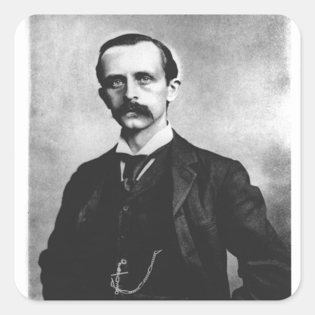 Sir James Matthew Barrie Square Sticker (Front)