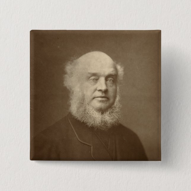 Sir James Ramsden 2 Inch Square Button (Front)