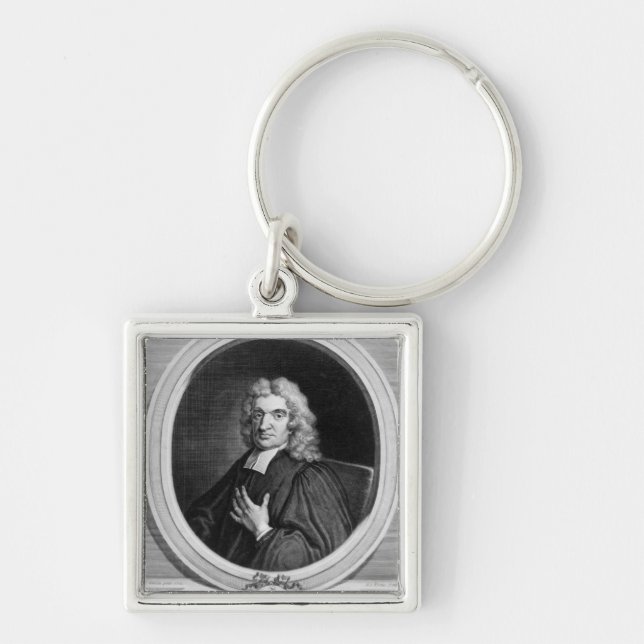 Sir John Flamsteed, engraved by George Vertue Keychain (Front)