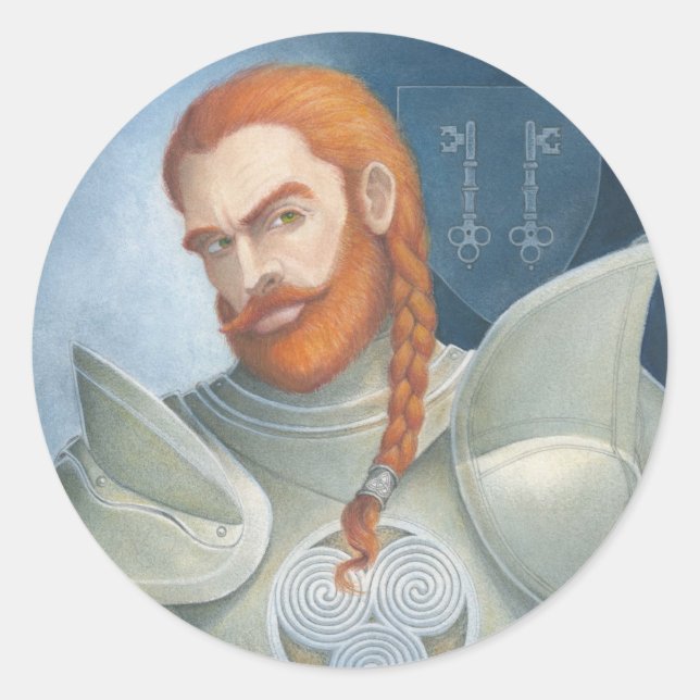 Sir Kaye Classic Round Sticker (Front)