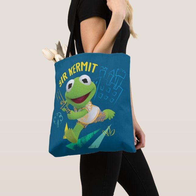 Sir Kermit Tote Bag (Close Up)
