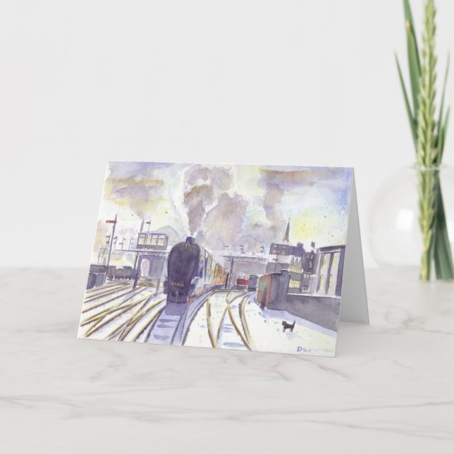 Sir Nigel Gresley Christmas card (Front)