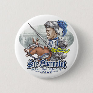 Sir Obamalot Obama 2008 Gear 2 Inch Round Button