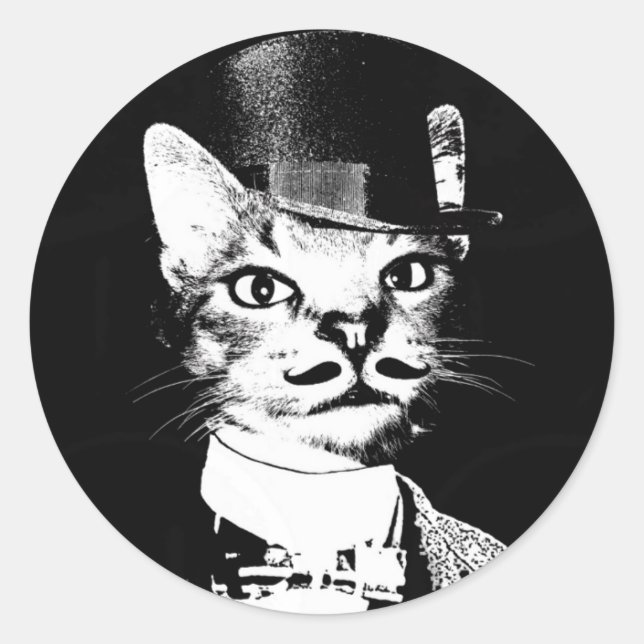 Sir Oswin Cat Sticker (Front)