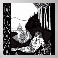 “Sir Palamede the Saracen” by Aubrey Beardsley